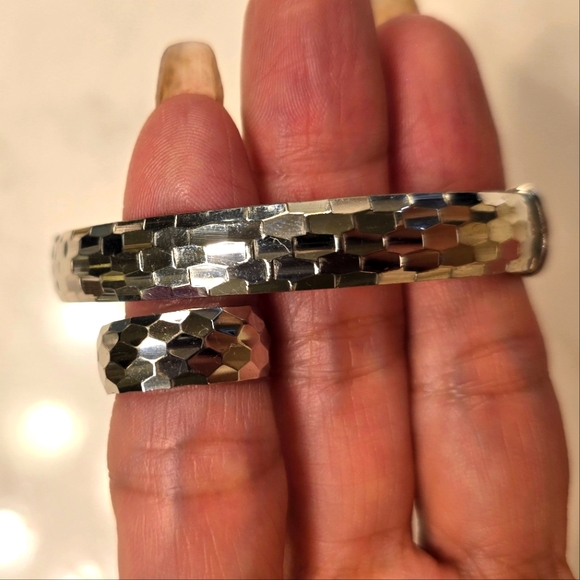 Sterling Silver Bangle and Ring Set - Picture 7 of 8